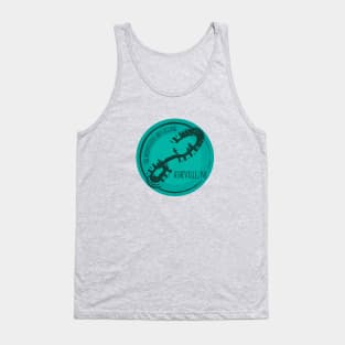 The Mountains Are Calling - Asheville, NC - Teal 27 Tank Top